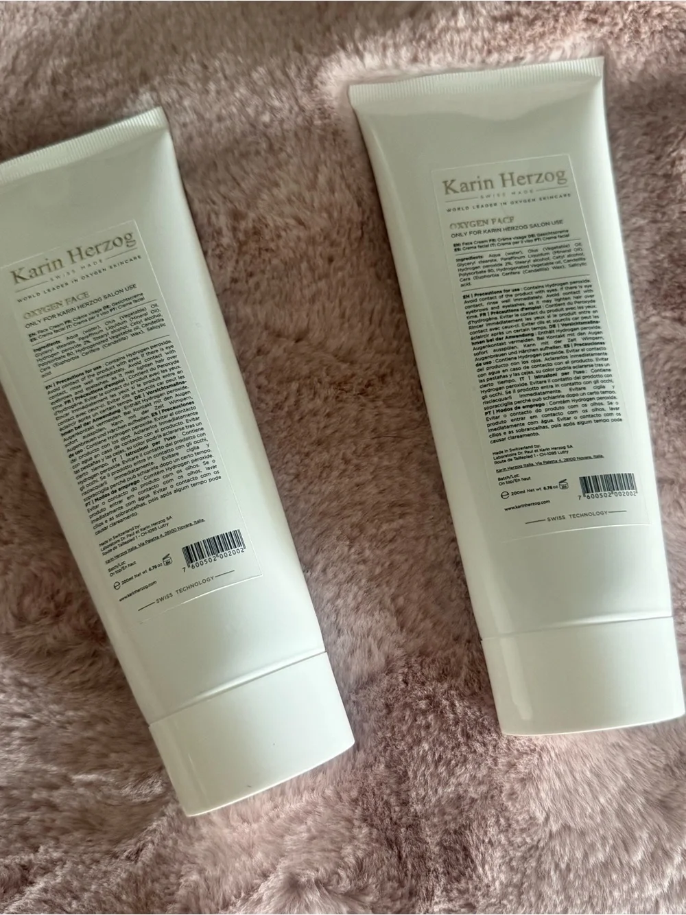 Karin Herzog Oxygen Face Creams Salon Size